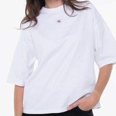 Tricou Calvin Klein SS WOVEN LABEL OVERSIZEDTEE Femei
