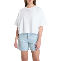 Tricou Calvin Klein SS CROPPED BOXY SATIN FLORAL TEE Femei