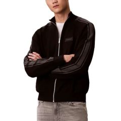 Bluza cu fermoar Calvin Klein LS TECH KNIT TRACK JACKET FZ SWT Barbati