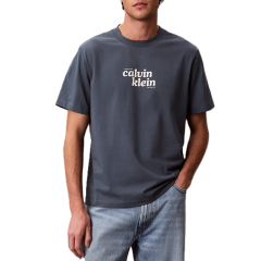 Tricou Calvin Klein SS 20S CALVINKLEIN TRVL FONT GRA Barbati