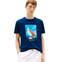 Tricou Tommy Hilfiger HILFIGER COLOR PHOTOPRINT TEE Barbati