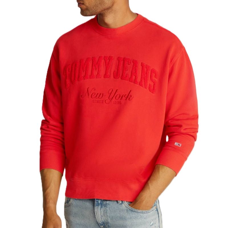 Bluza Tommy Hilfiger TJM RLX VINTAGE VARSITY CREW Barbati
