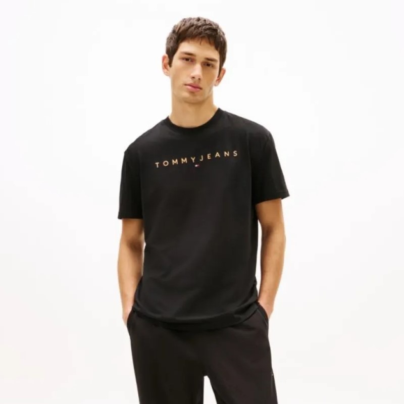 Tricou Tommy Hilfiger TJM REG LINEAR LOGO TEE EXT Barbati