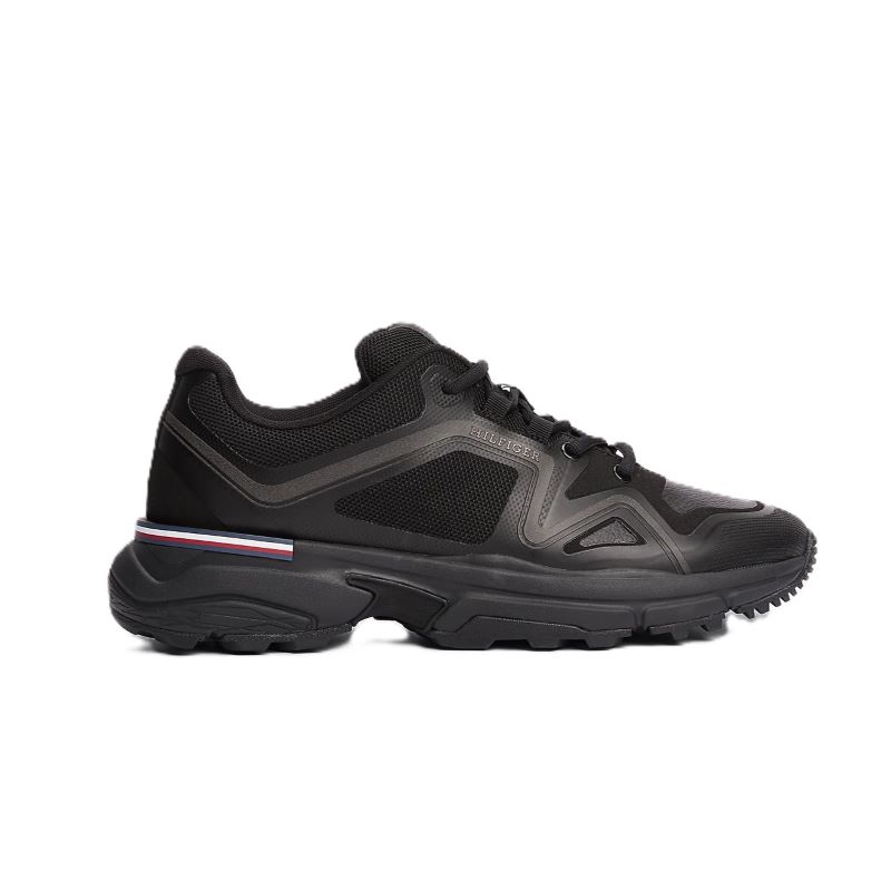 Pantofi sport Tommy Hilfiger M RUNNER TECH KNIT LTH MIX Barbati