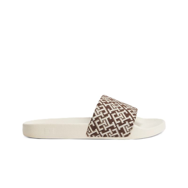 Papuci Tommy Hilfiger TH MONOGRAM POOL SLIDE Femei