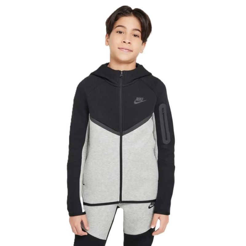 Bluza cu fermoar Nike B NSW TCH FLC FZ - PD Unisex Copii