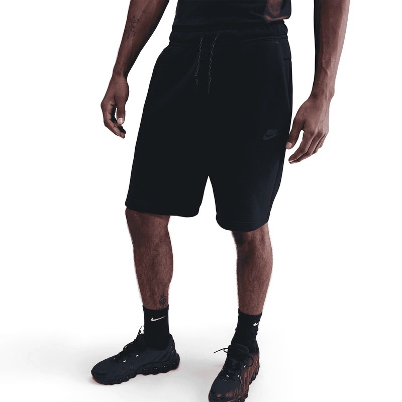 Sort Nike M NK TECH FLC SHORT Barbati