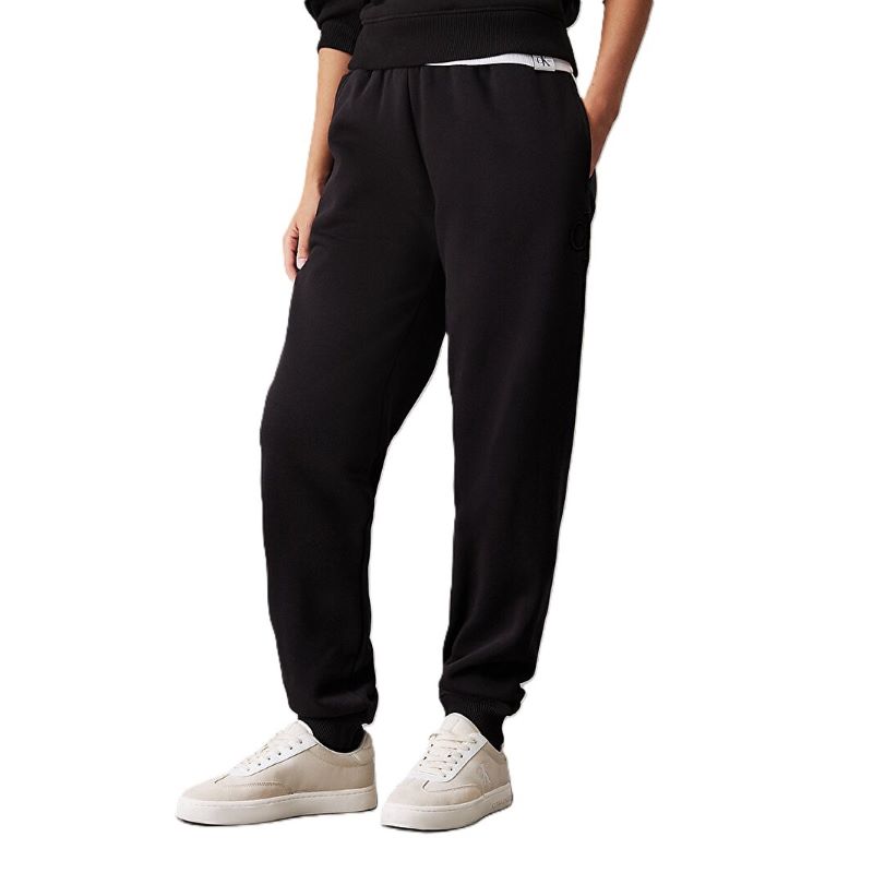 Pantaloni Calvin Klein RAISED EMBROIDERY CK JOG PANT Femei