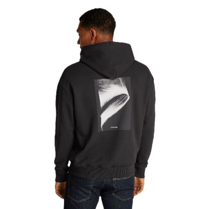 Hanorac Calvin Klein FADED LIGHT BACK GRAPHIC HOODIE Barbati