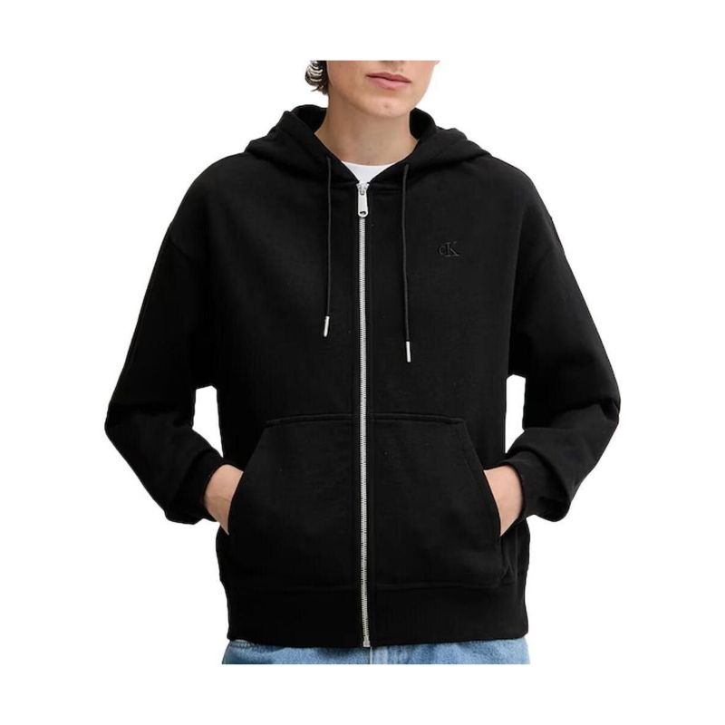 Bluza cu fermoar Calvin Klein ARCHIVE LOGO FRENCH TERRYFZ HOO Barbati