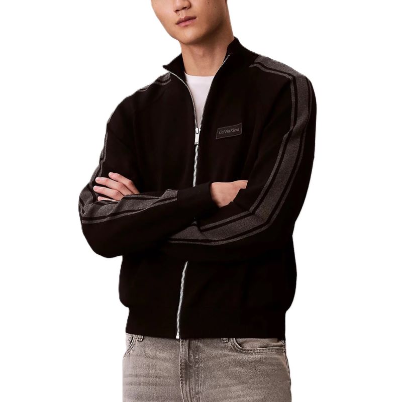 Bluza cu fermoar Calvin Klein LS TECH KNIT TRACK JACKET FZ SWT Barbati