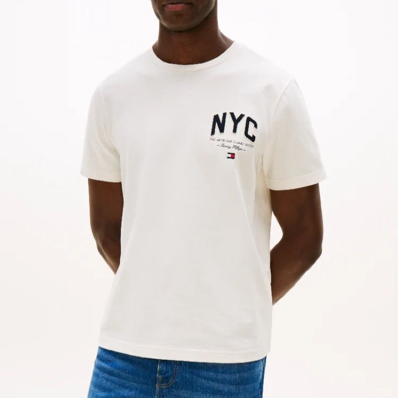 Tricou Tommy Hilfiger HILFIGER SCRIPT NYC TEE Barbati