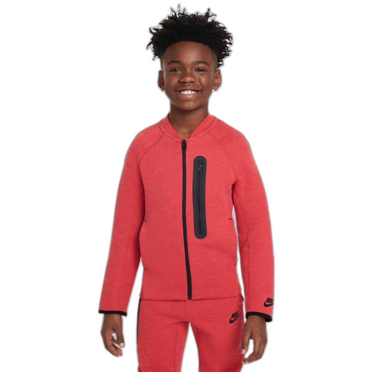 Bluza cu Fermoar Nike B NSW TECH FLC SSNL FZ Unisex Copii