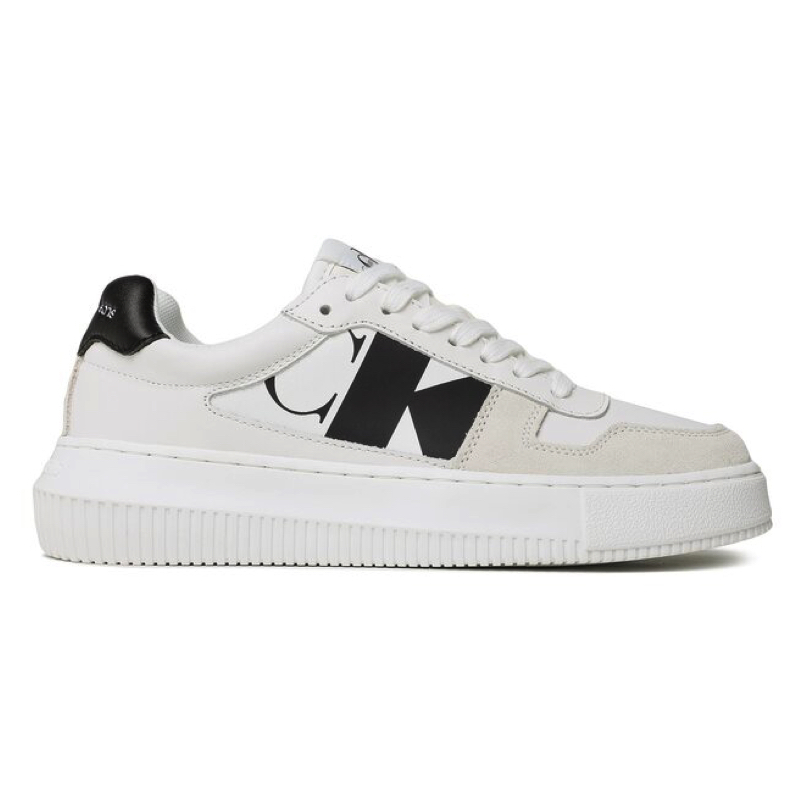 Pantofi Sport Calvin Klein CHUNKY CUPSOLE LACEUP MIX LTH WN Femei