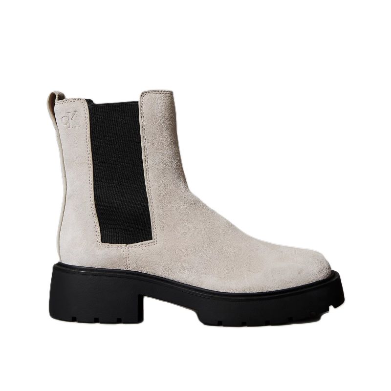 Ghete Calvin Klein CHUNKY CHELSEA BOOT SUEDE Femei