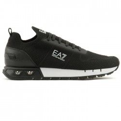 Pantofi Sport EA7 BLACK & WHITE LEGACY KNIT Male 